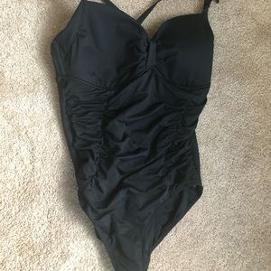 Black Seafolly One-piece Swimsuit US size 10